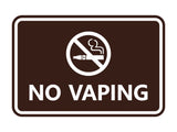 Signs ByLITA Classic Framed No Vaping