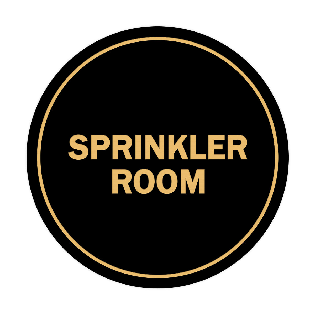 Signs ByLITA Circle Sprinkler Room Sign