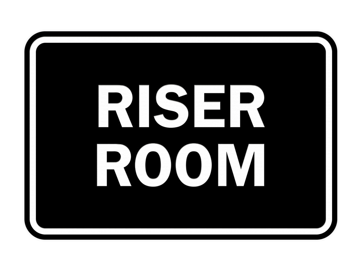 Signs ByLITA Classic Framed Riser Room