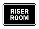 Signs ByLITA Classic Framed Riser Room