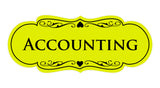 Signs ByLITA Designer Accounting Sign