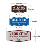 Fancy No Soliciting (Unless You Are Selling Cookies) Wall or Door Sign