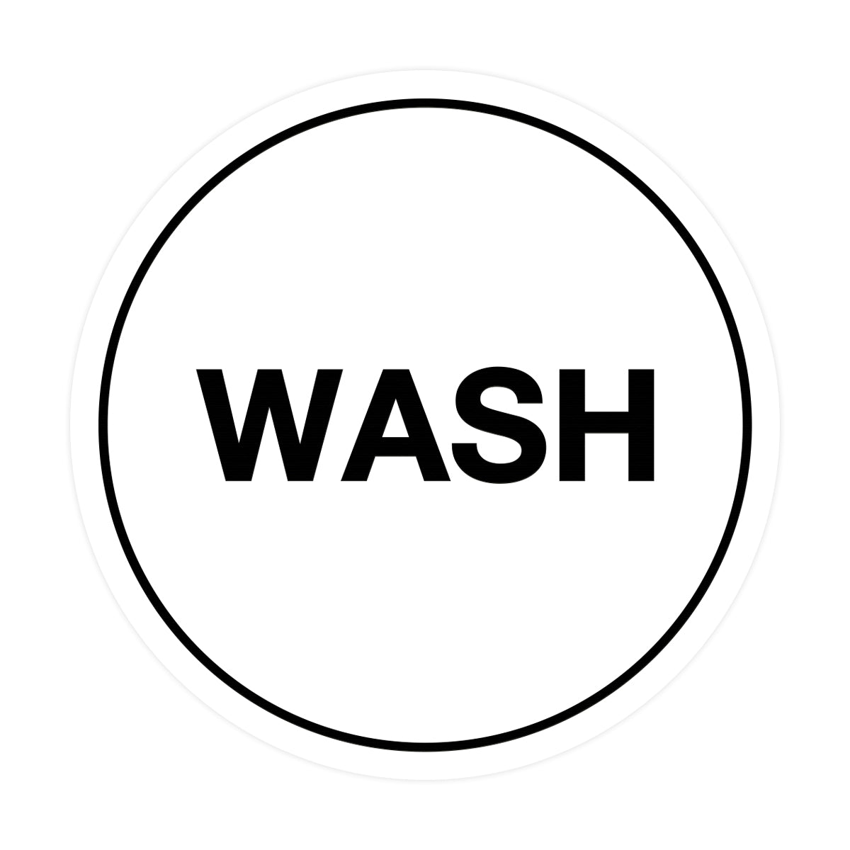 Signs ByLITA Circle Wash Sign