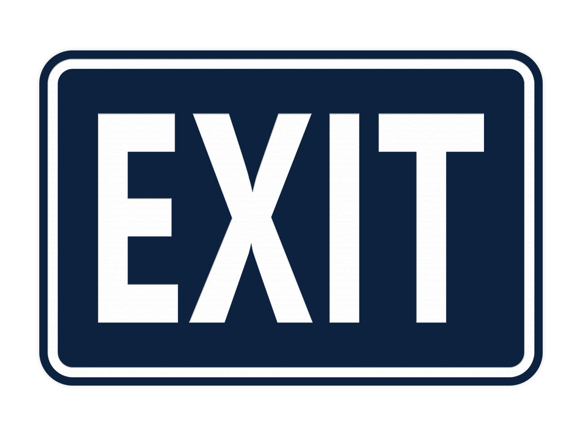 Signs ByLITA Classic Framed Exit Sign