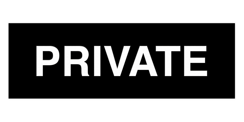 Signs ByLITA Basic Private Sign