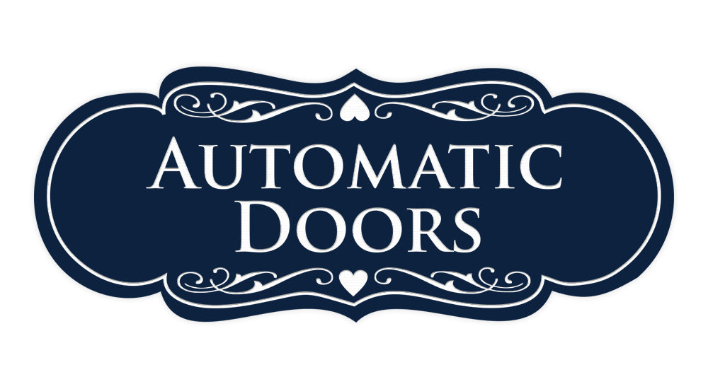 Signs ByLITA Designer Automatic Doors Sign