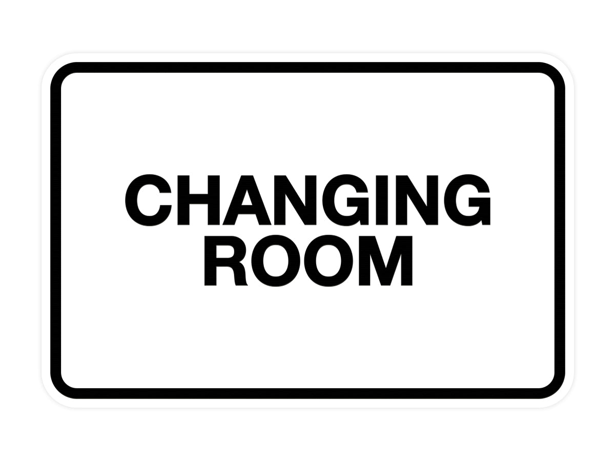 Signs ByLITA Classic Changing Room Sign