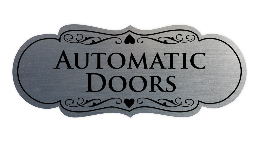 Signs ByLITA Designer Automatic Doors Sign