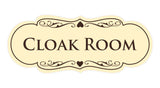 Signs ByLITA Designer Cloak Room Sign