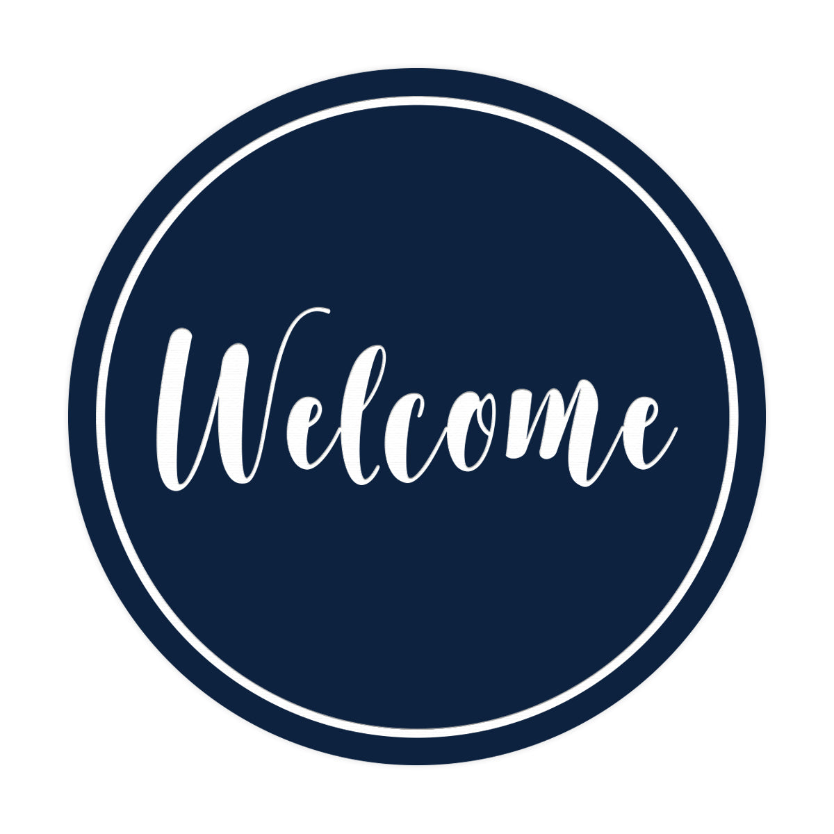 Signs ByLITA Circle Welcome Sign
