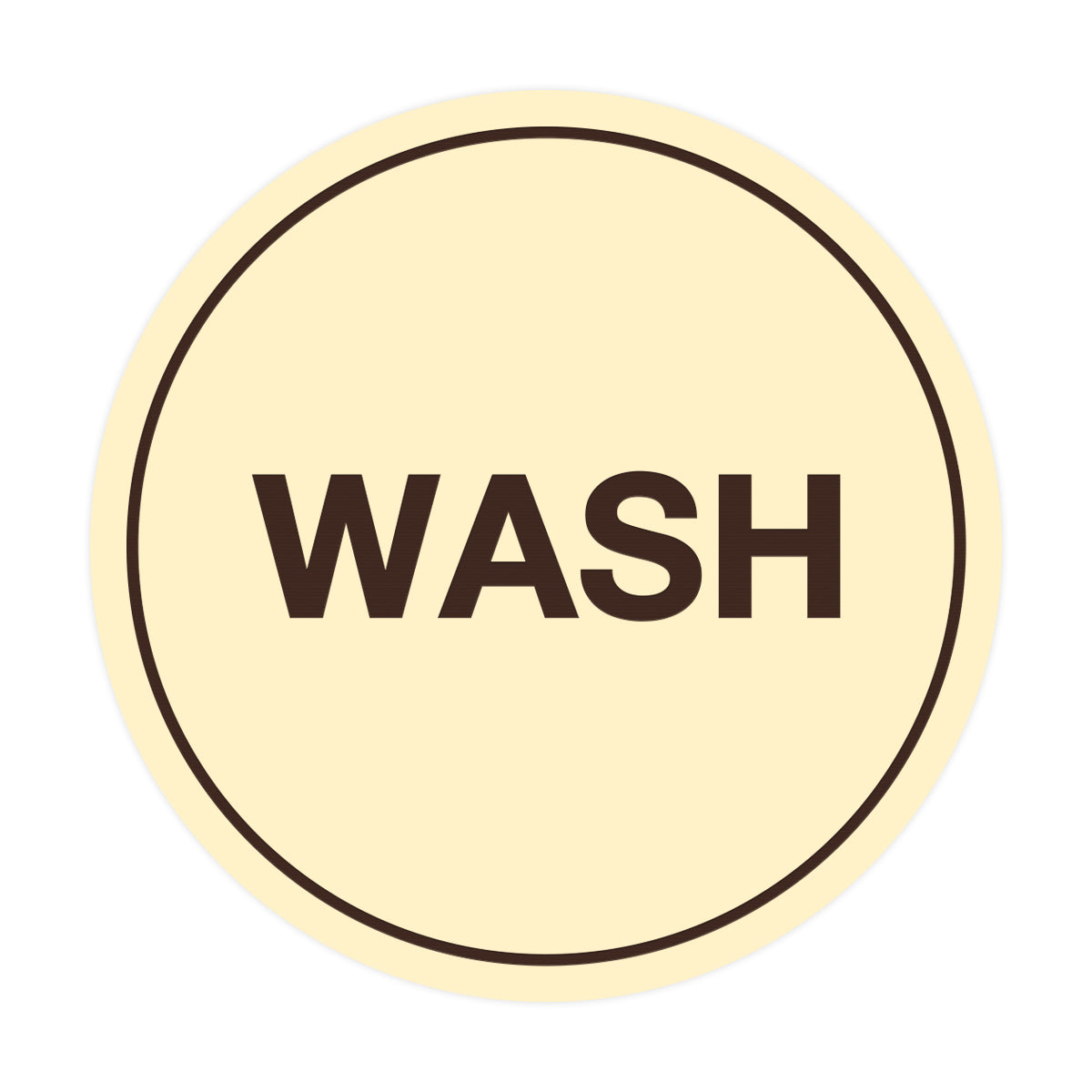 Signs ByLITA Circle Wash Sign