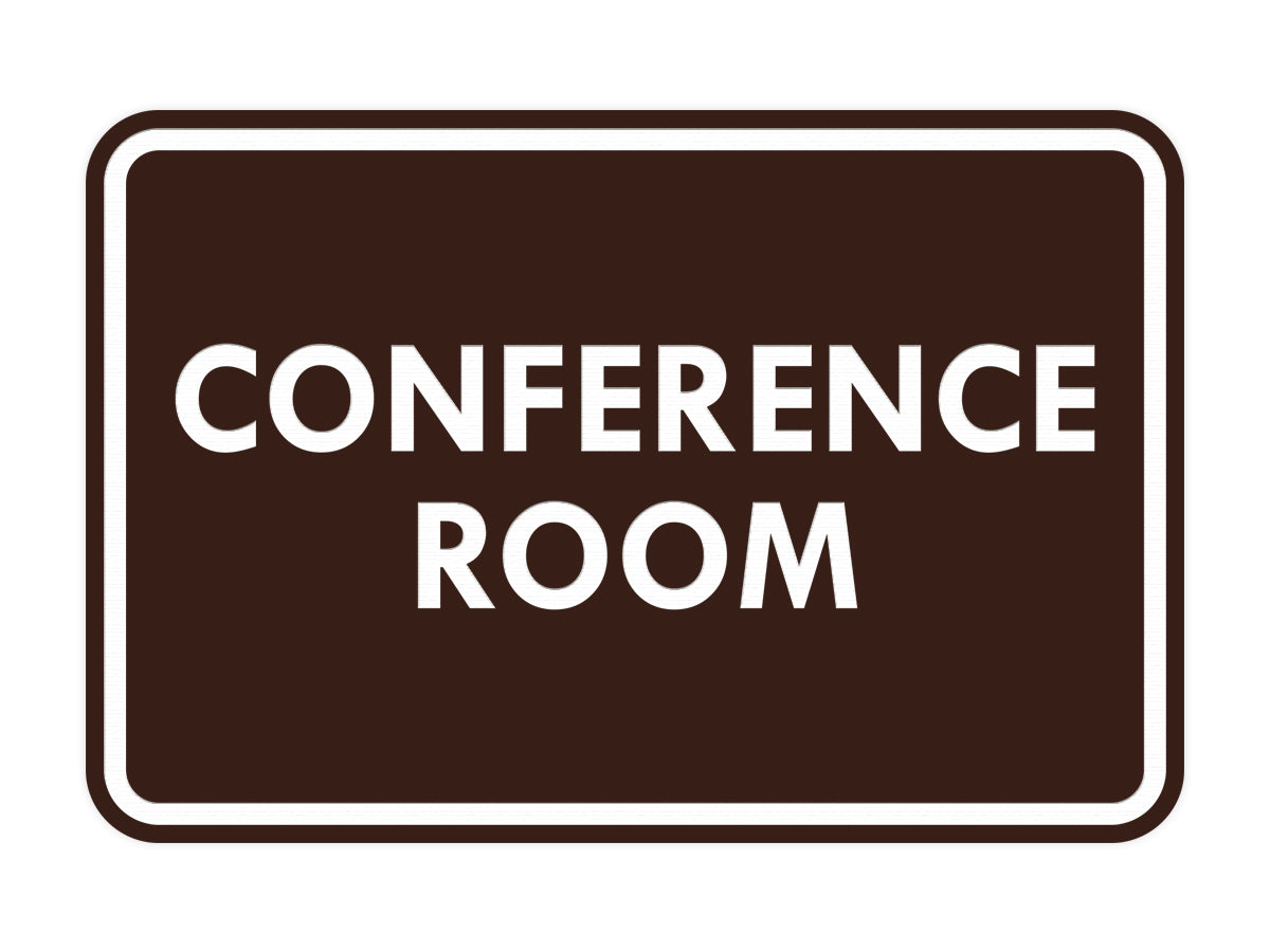 Signs ByLITA Classic Framed Conference Room Sign