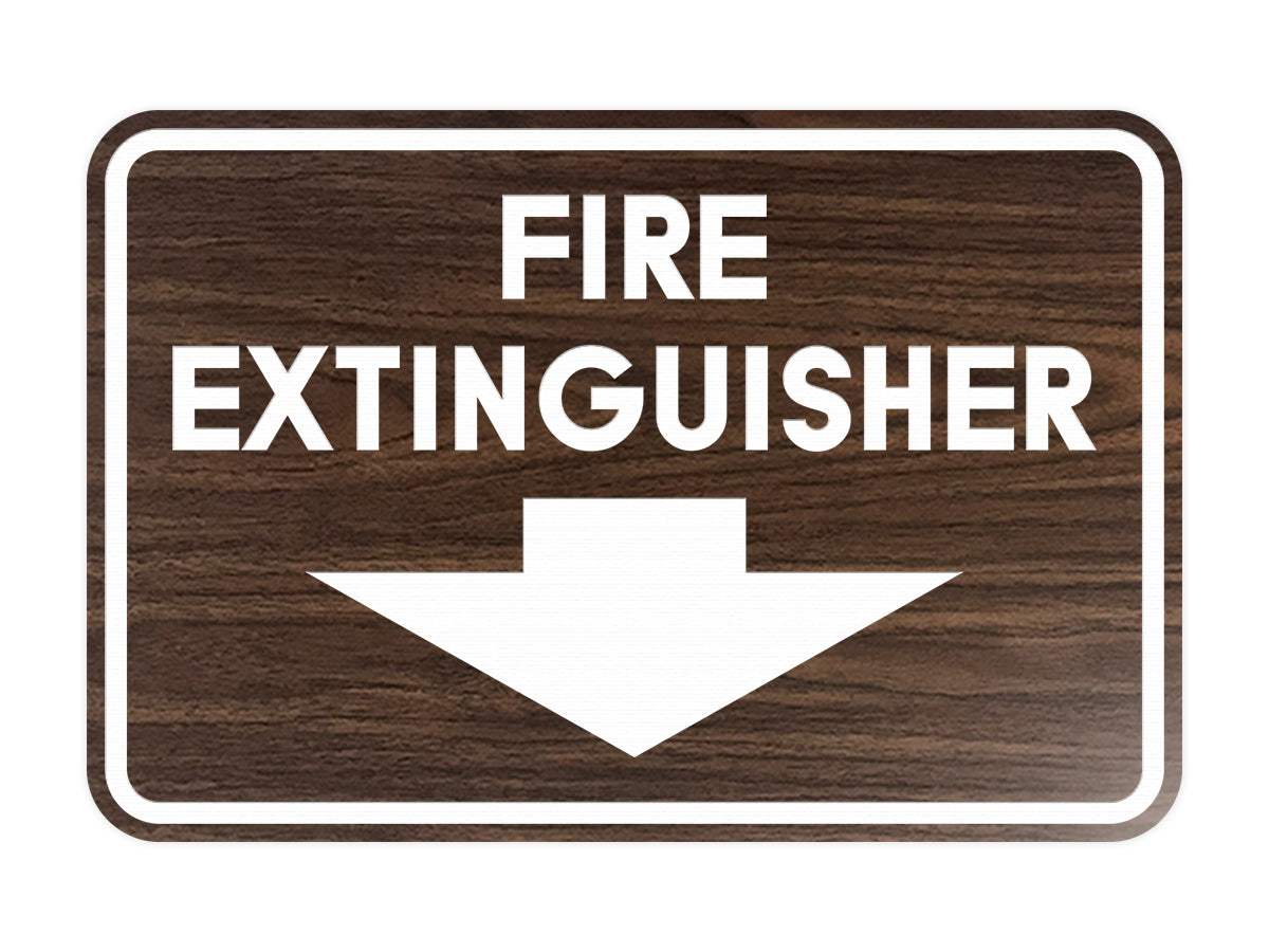 Signs ByLITA Classic Framed Fire Extinguisher
