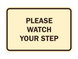 Signs ByLITA Classic Framed Please Watch Your Step Sign
