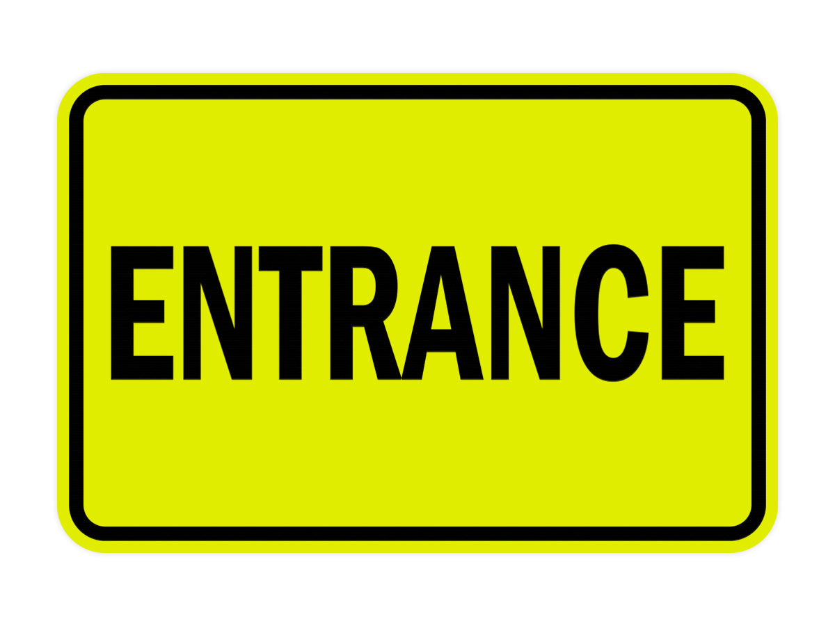 Signs ByLITA Classic Framed Entrance