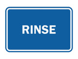 Signs ByLITA Classic Framed Rinse Sign