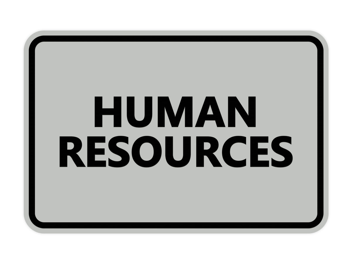 Signs ByLITA Classic Human Resources Sign