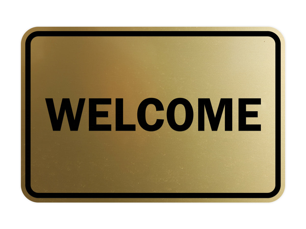 Signs ByLITA Classic Framed Welcome Sign