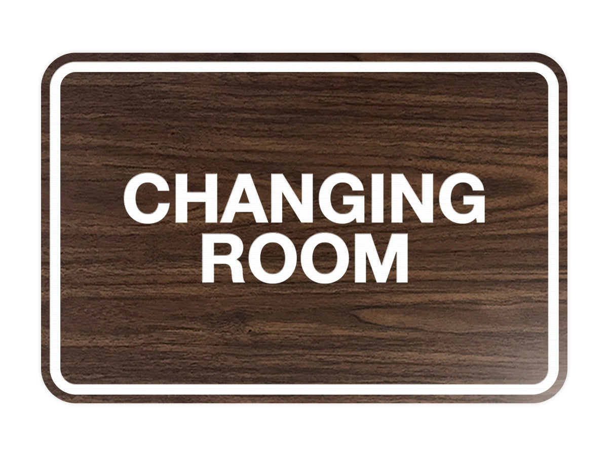 Signs ByLITA Classic Changing Room Sign