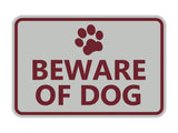 Signs ByLITA Classic Framed Beware of Dog Sign