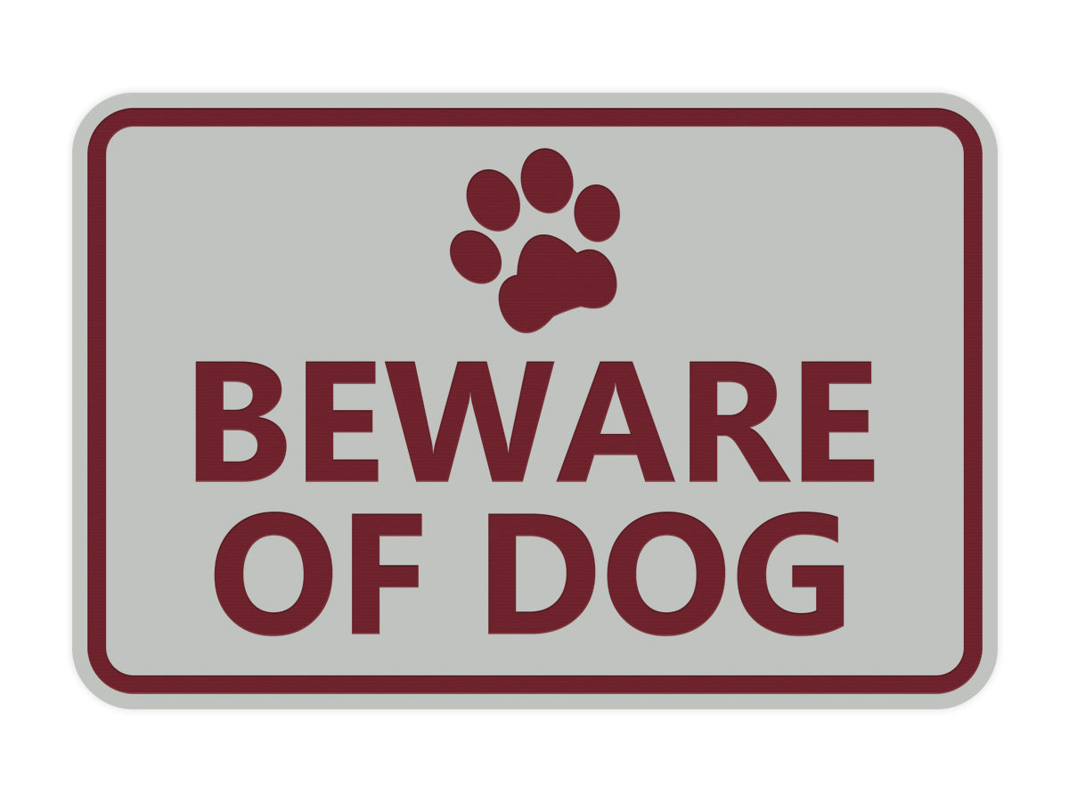 Signs ByLITA Classic Framed Beware of Dog Sign