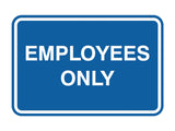 Signs ByLITA Classic Framed Employees Only Sign