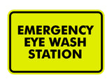 Signs ByLITA Classic Emergency Eye Wash Station Sign