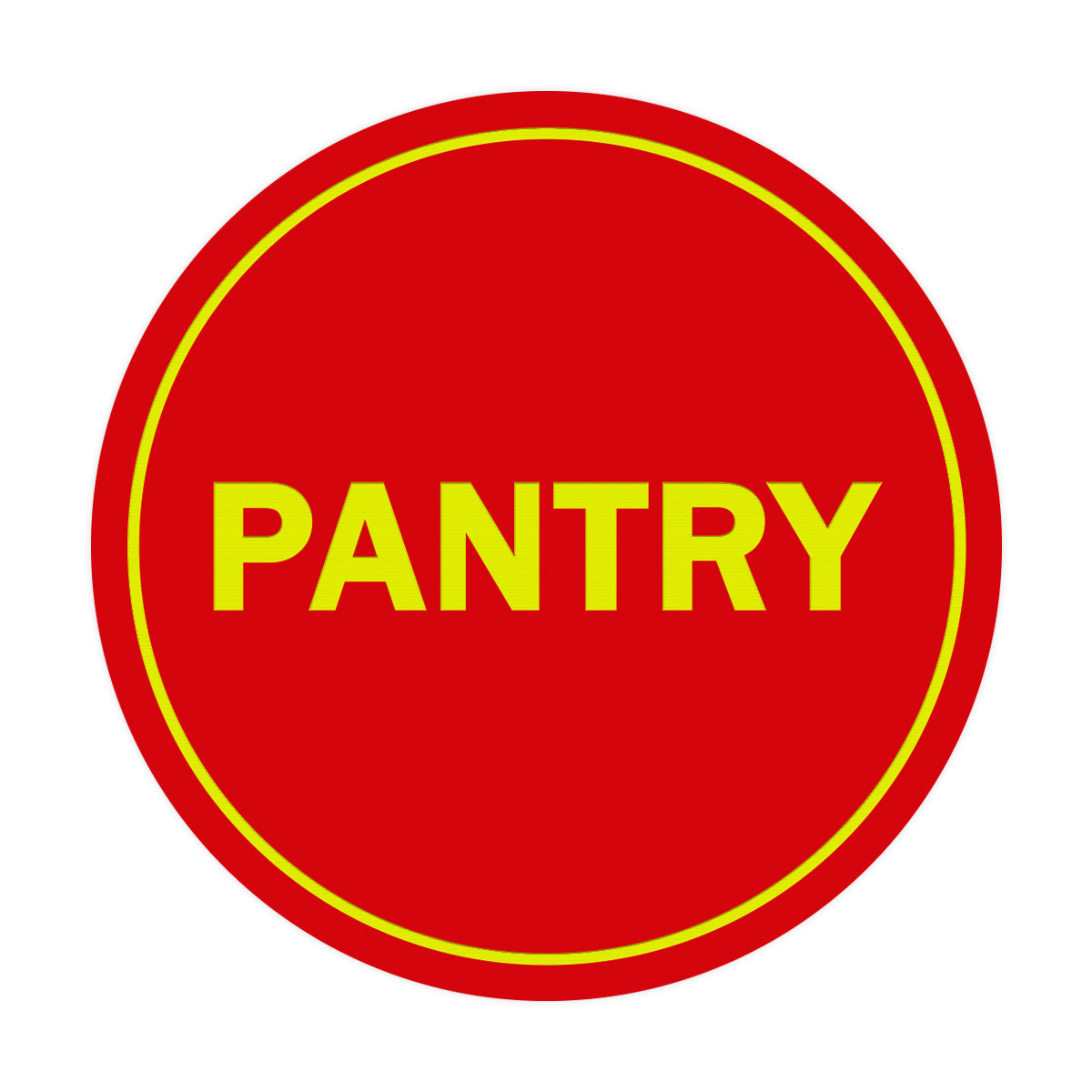 Signs ByLITA Circle Pantry Sign