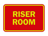Signs ByLITA Classic Framed Riser Room