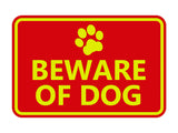 Signs ByLITA Classic Framed Beware of Dog Sign