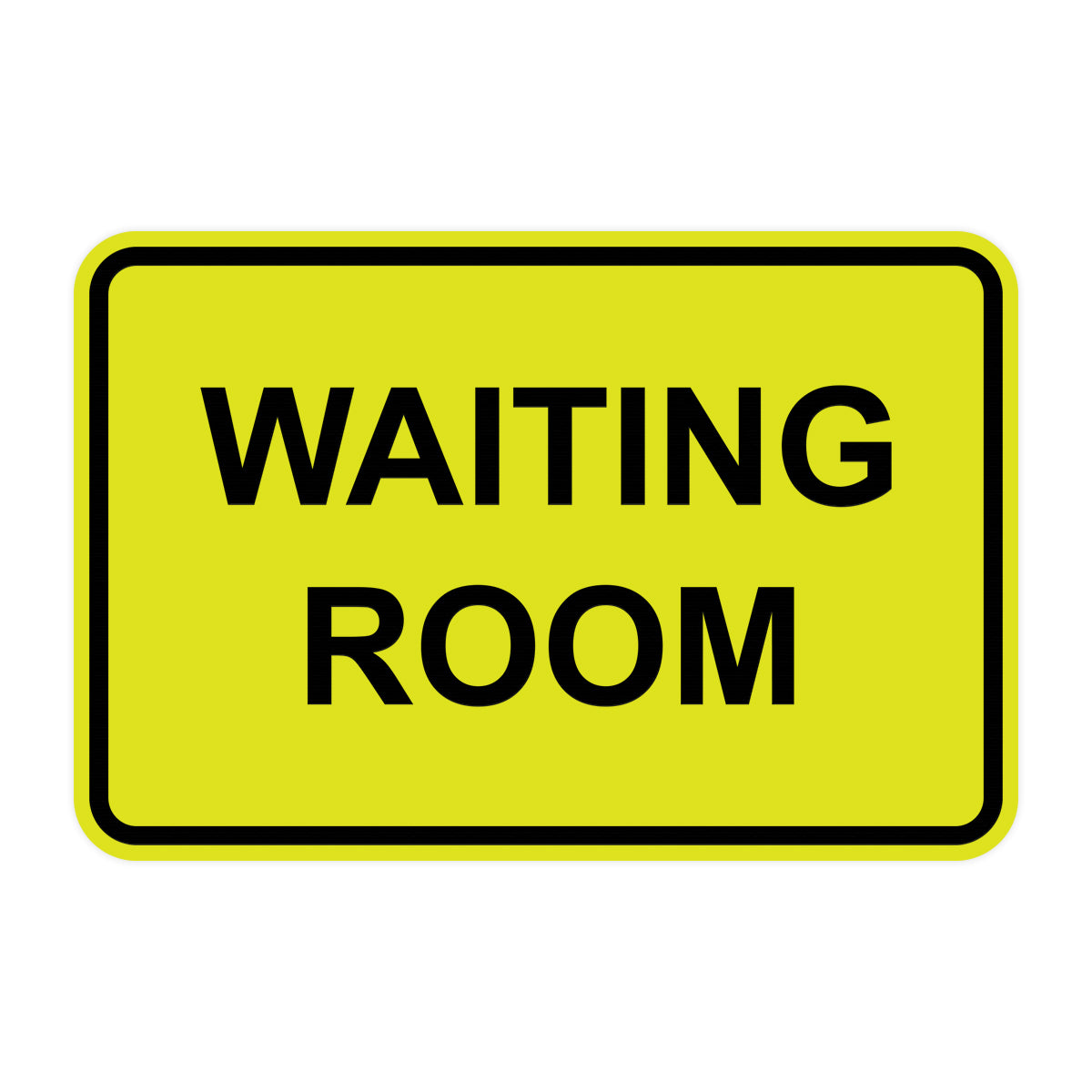 Signs ByLITA Classic Framed Waiting Room Sign
