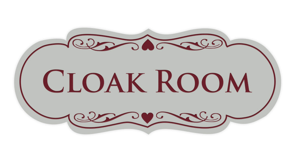 Signs ByLITA Designer Cloak Room Sign
