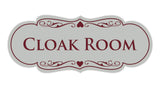 Signs ByLITA Designer Cloak Room Sign
