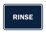 Signs ByLITA Classic Framed Rinse Sign