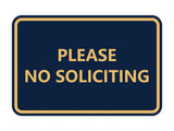 Signs ByLITA Classic Framed Please No Soliciting Sign