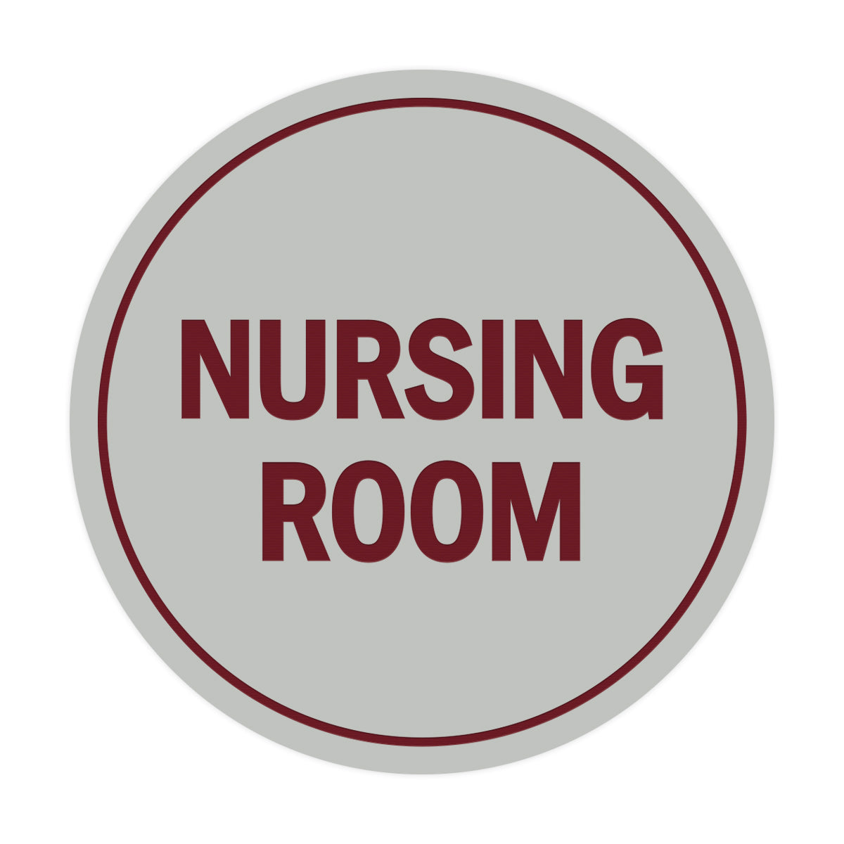 Signs ByLITA Circle Nursing Room Sign