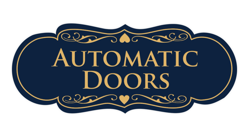 Signs ByLITA Designer Automatic Doors Sign