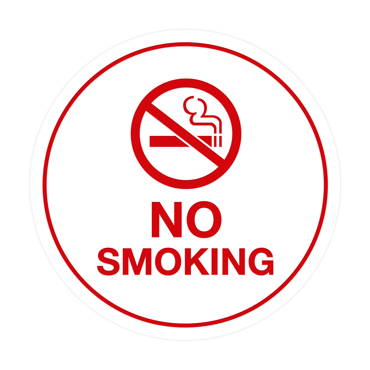 Signs ByLITA Circle No Smoking Sign