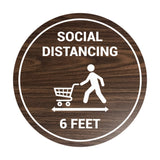 Signs ByLITA Circle Social Distancing Sign