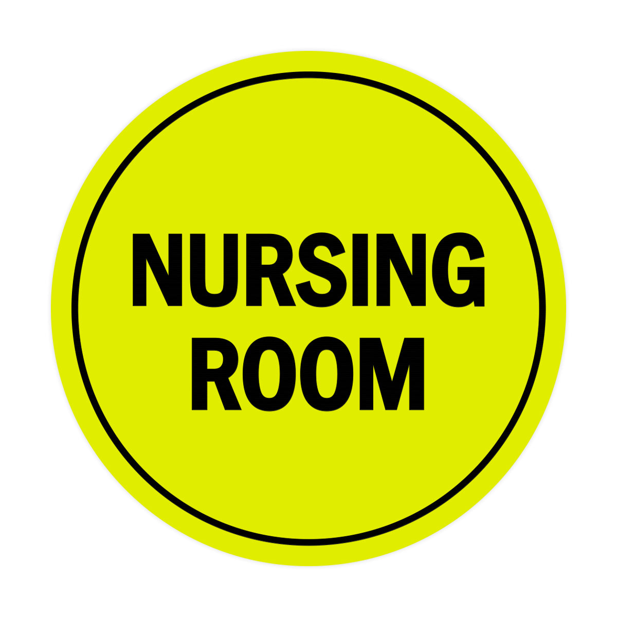 Signs ByLITA Circle Nursing Room Sign
