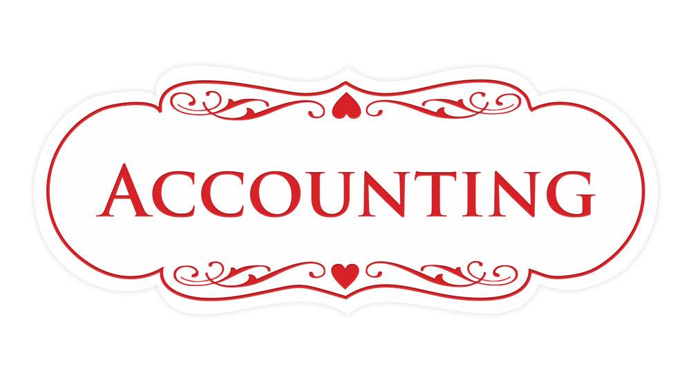 Signs ByLITA Designer Accounting Sign