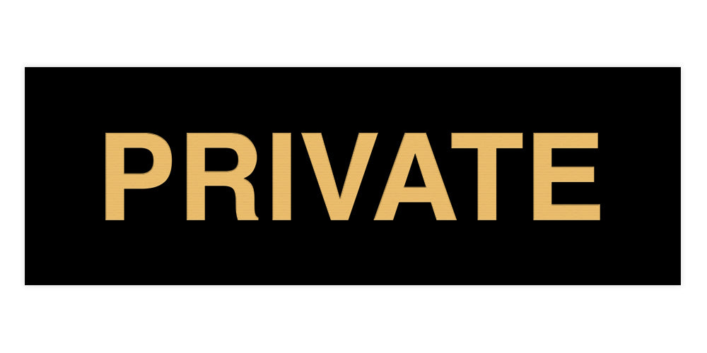 Signs ByLITA Basic Private Sign
