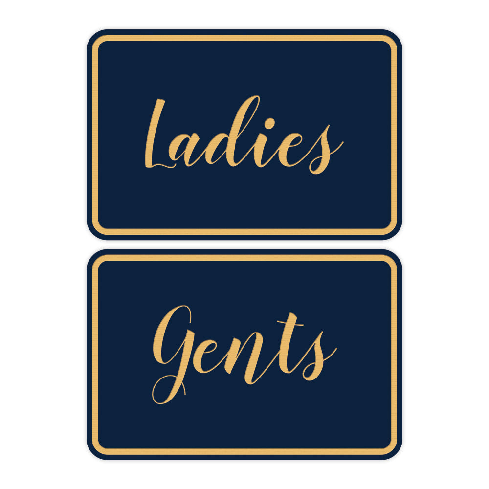 Signs ByLITA Classic Framed Ladies And Gents Sign Set