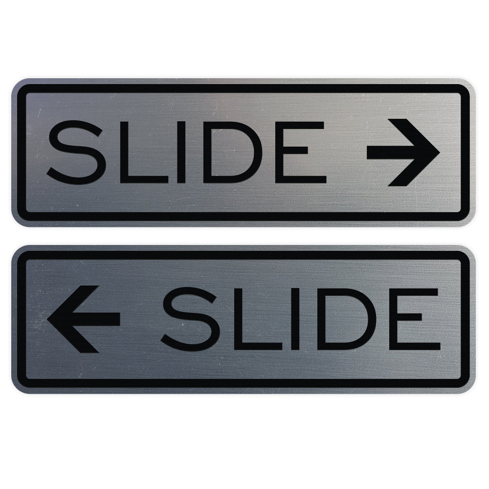 Classic Slide Door Sign