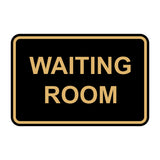 Signs ByLITA Classic Framed Waiting Room Sign