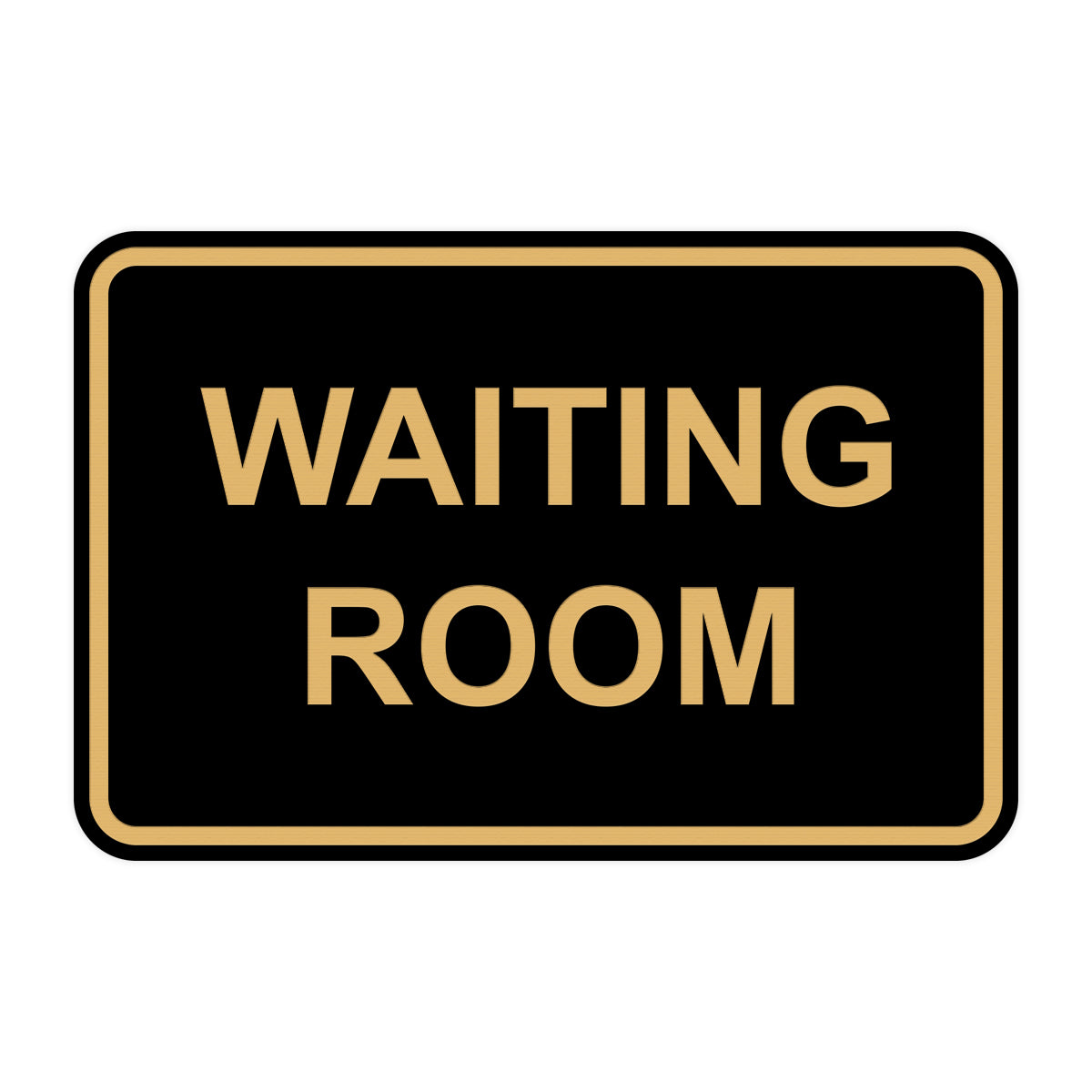 Signs ByLITA Classic Framed Waiting Room Sign