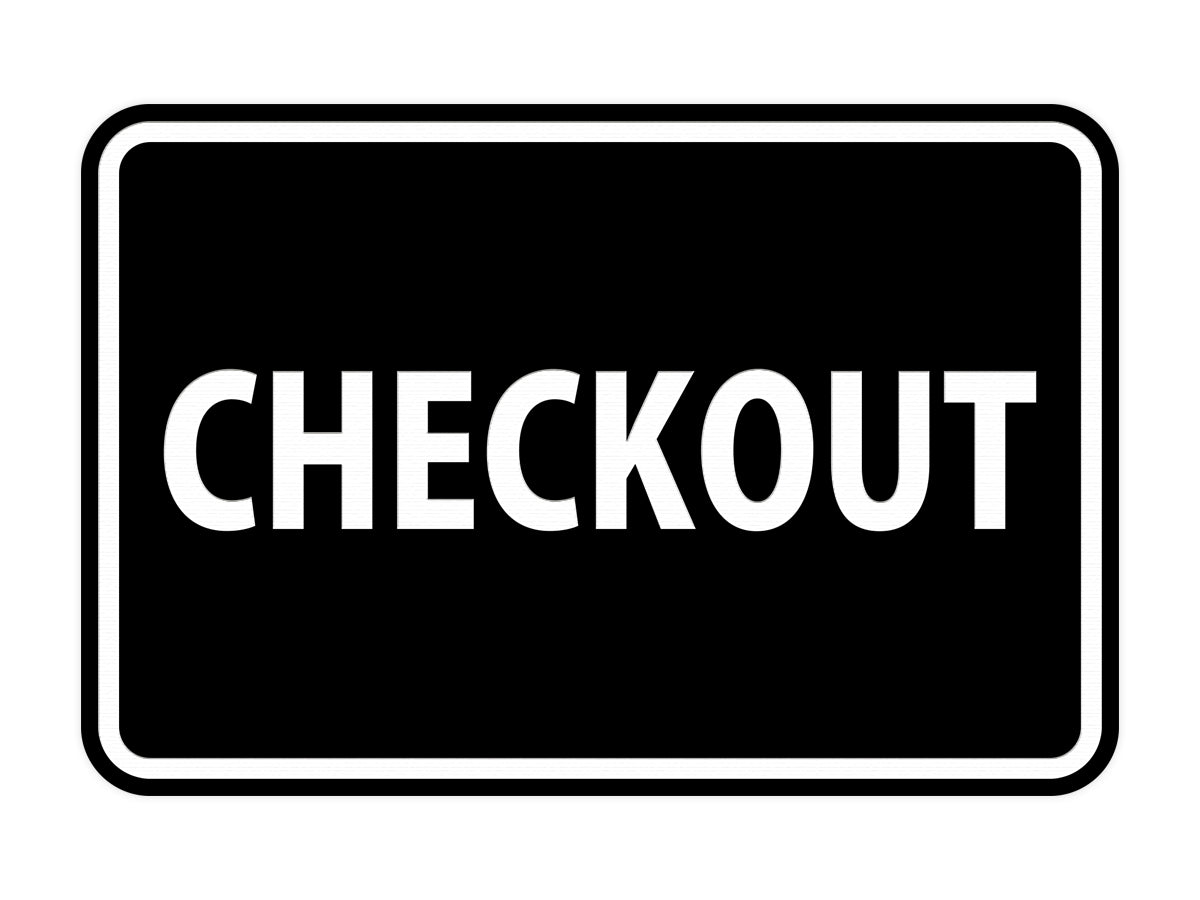 Signs ByLITA Classic Checkout Sign