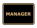 Signs ByLITA Classic Framed Manager