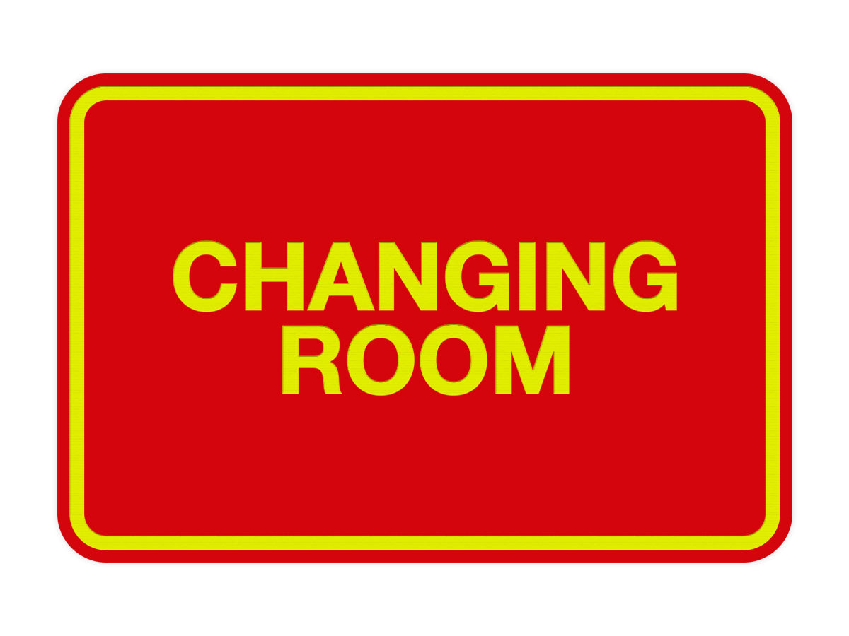 Signs ByLITA Classic Changing Room Sign