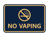 Signs ByLITA Classic Framed No Vaping